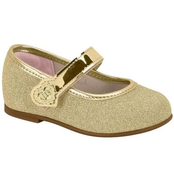 Dourado Sapato Infantil Feminino Sapatilha Infantil Menina Boneca