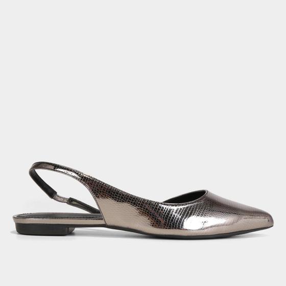 Imagem de Sapatilha Shoestock Slingback Bico Fino Feminina