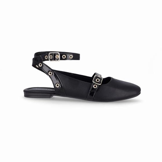 Imagem de Sapatilha Slingback Tatiane Salto Baixo Preto