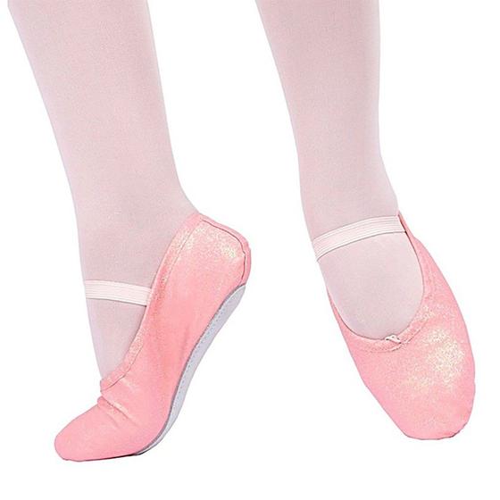 Sapatilha Só Dança Meia Ponta Com Glitter Para Ballet Infantil ...