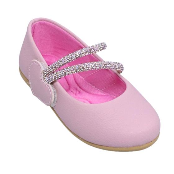 Imagem de Sapatilha Strass Com Fecho De Coração Super Chic Confortavel