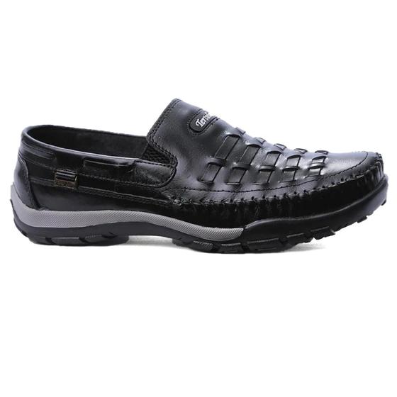 Imagem de Sapatilha Tertuliano Mocassim em Couro Solado Alto Super Confrotável Masculino 058 (61595)