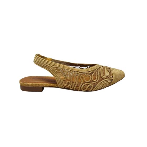 Imagem de Sapatilha valentina clara 373280 slingback feminina 