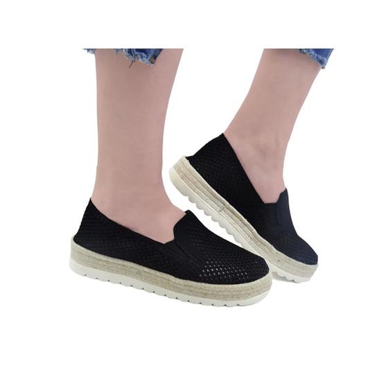 Imagem de Sapatilha Valentina Espadrille 396169 Preto