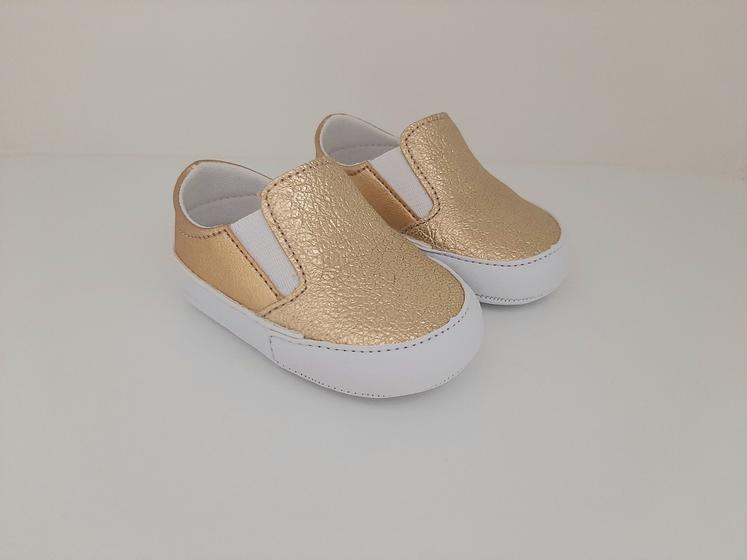 Imagem de Sapatinho de bebê tênis elastico slip on menina