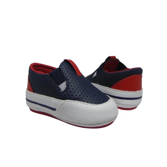 Imagem de Sapatinho de Bebe Tenis Iate Masculino Infantil Menino RN Maninhos Baby