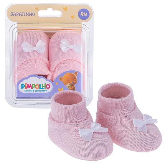 Sapatinho Meia De Tricô Recém Nascido Confortável e Macio Menino Menina ...