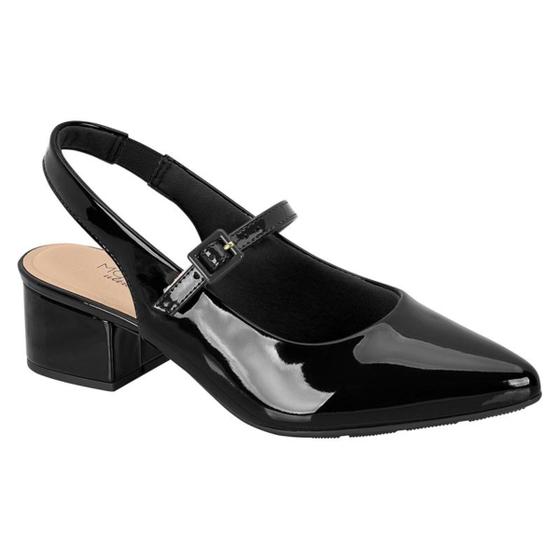 Imagem de Sapato Alto Salto Scarpin Slingback Fino Modare c/ Fivela