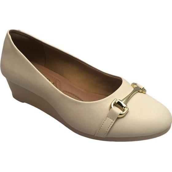 Imagem de Sapato Anabela Via Scarpa Liso