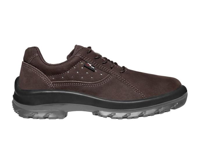 Imagem de Sapato cartom nobuck amarrar marrom sem bico tp053c 34