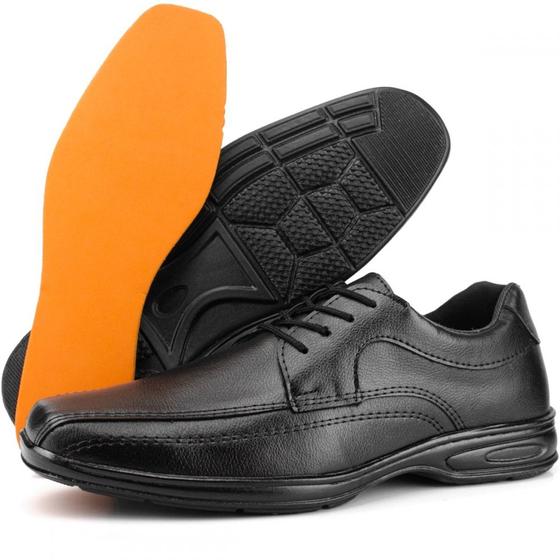 Imagem de Sapato Casual Com Sola Macia Autem Originals Fecho Cadarço Costura Reforçada