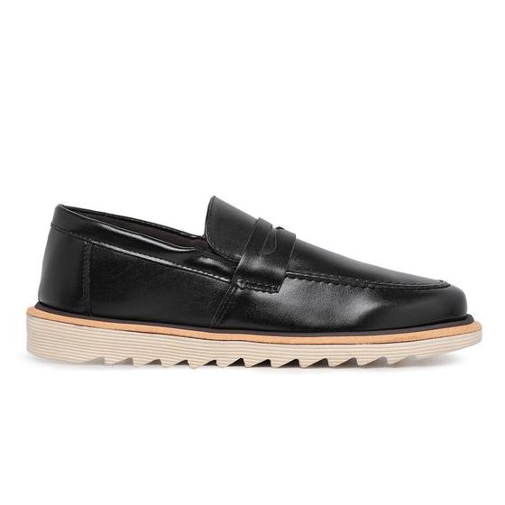 Imagem de Sapato Casual Loafer Mocassim Tratorado Super Leve E Macio