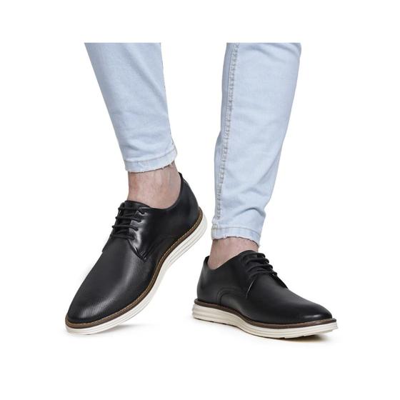 Imagem de sapato casual masculino de couro legitimo confortavel social casamento mocassim estiloso 37 ao 44