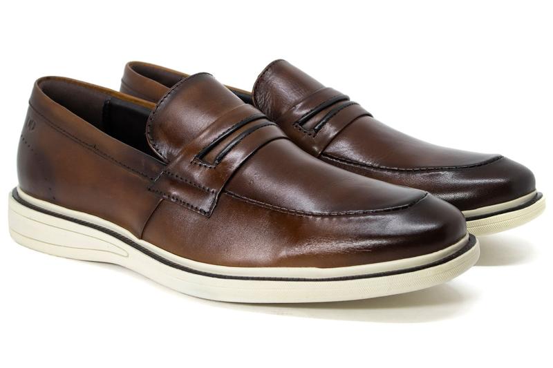 Imagem de Sapato Casual Masculino Democrata Metropolitan Couro Sport 273103