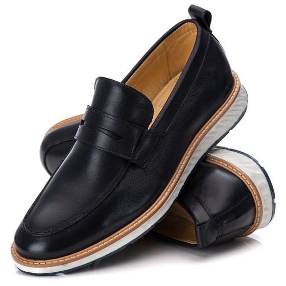 Imagem de Sapato Casual Masculino Iate Slip On Elite Couro Premium