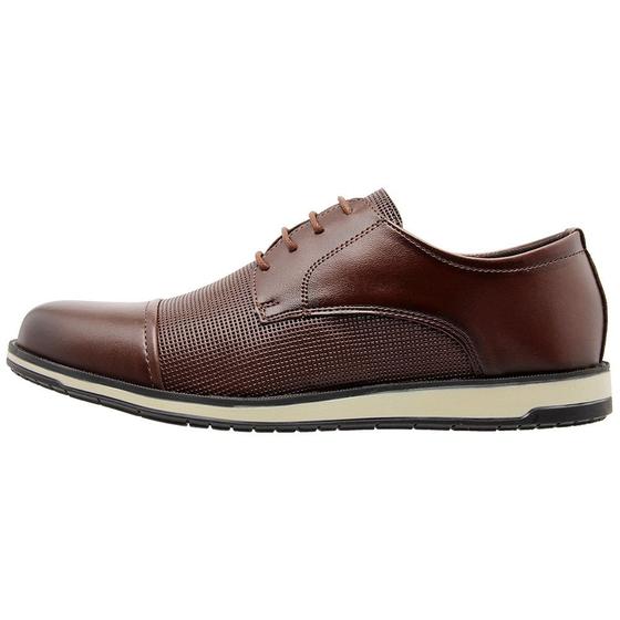 Sapato Casual Masculino Vegano DIfranca 20020 Marrom Mocassim