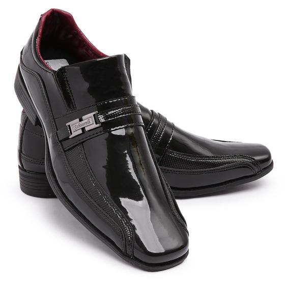 Imagem de Sapato Casual Social Masculino Cano Baixo Detalhe Metal Conforto