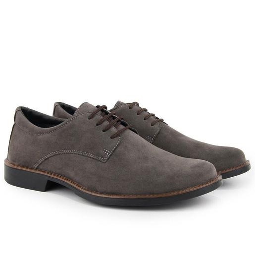 Sapato Casual Social Masculino Oxford Camurça Cafe - Br2 Menor preço em Sapato Casual Social Masculino Oxford Camurça Cafe - Br2