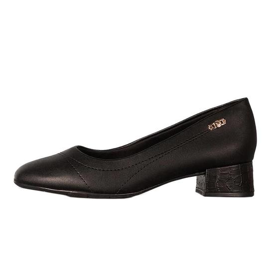 Imagem de Sapato Comfortflex Com Salto Texturizado - 22-95401