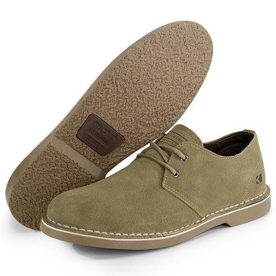 Imagem de Sapato Couro Kildare Essentials Camurça Masculino - Nude