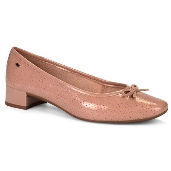 Sapato Dakota Salto Baixo Verniz Nude G1771 Sapato Casual Feminino Magazine Luiza