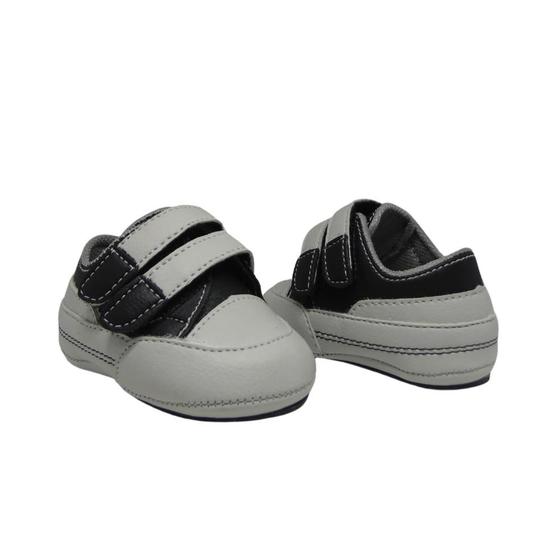 Imagem de Sapato de Bebe Tenis Casual Masculino Infantil Fecho Fácil Menino Manozinhos Baby Ref.101