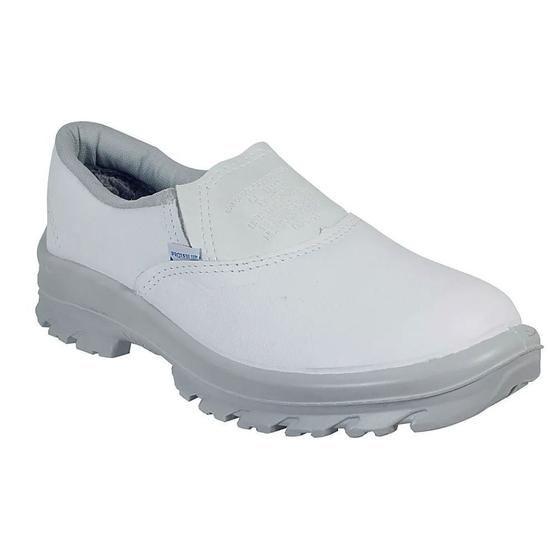Imagem de Sapato De Segurança Branco Com Elástico E Sem Bico Mono Branco Nº34