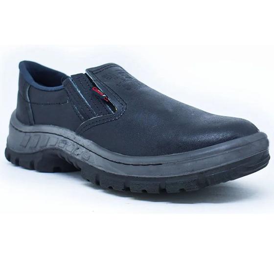 Imagem de Sapato de Segurança de Elástico com Biqueira de PVC e Solado Bidensidade - Crival CP088LS