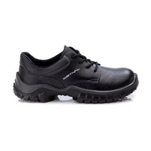 Imagem de Sapato de segurança estival wo10043s1 bico composite couro preto c.a 42553