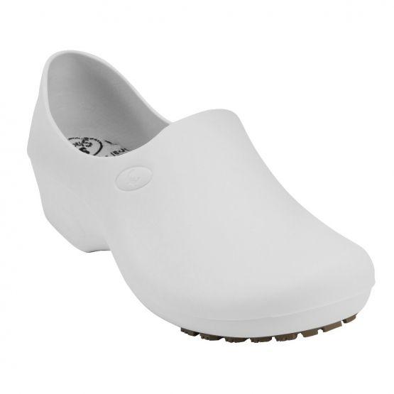 Imagem de Sapato de Segurança Ocupacional Feminino Branco Sticky Shoes