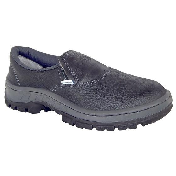 Imagem de Sapato De Segurança Preto Com Elástico E Com Bico Bi Densidade Nº36