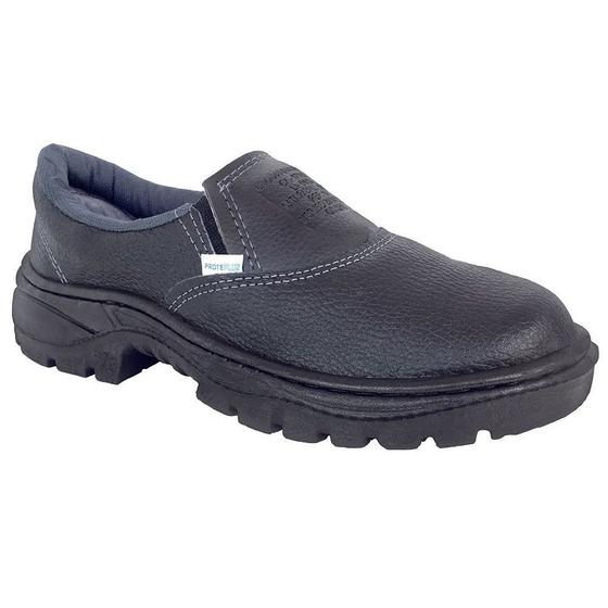 Imagem de Sapato De Segurança Preto Com Elástico E Sem Bico Monodensidade Nº41