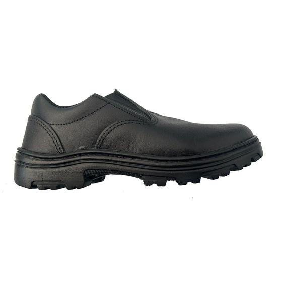 Sapato Elástico Couro Relax Preto 130 CA 27759 Terra Fortz