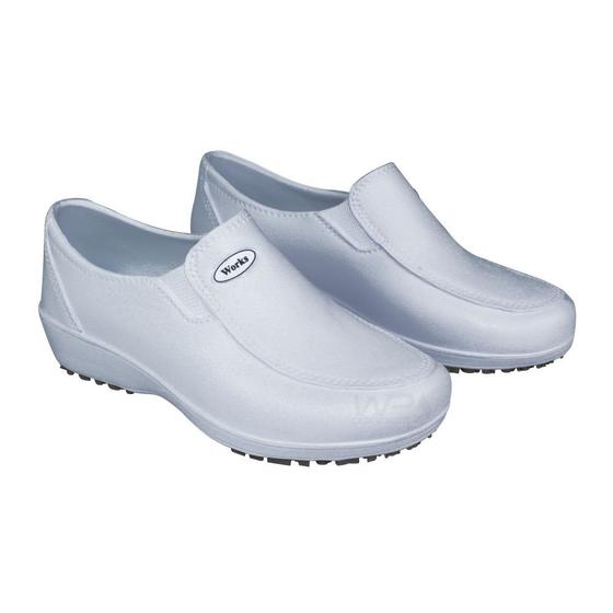 Sapato Branco Enfermagem Soft Works Para Enfermagem Feminino
