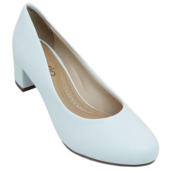 Sapato Feminino Beira Rio Salto Baixo Cabedal Napa Turim Scarpin