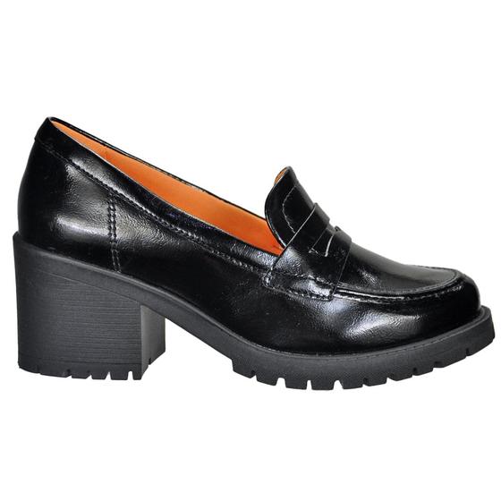 Imagem de Sapato Feminino Mocassim Comfortflex Salto Moda 2376301