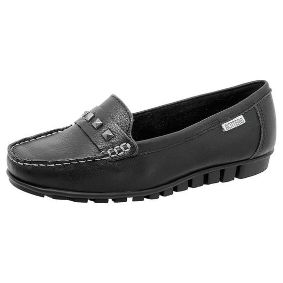 Imagem de Sapato Feminino Mocassim Couro Slip On Spike Bottero 354008