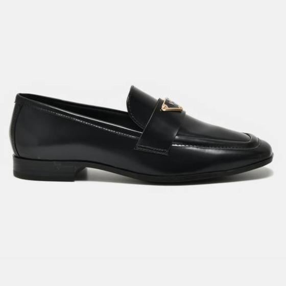Sapato Feminino Mocassim Via Marte Preto Loafer Feminino