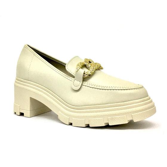 Imagem de Sapato Feminino Moleca Oxford Salto Alto Conforto Original