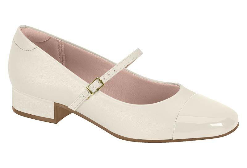 Sapato Feminino Moleca Scarpin Boneca Saltinho Detalhe Verniz Conforto Imagem de Sapato Feminino Moleca Scarpin Boneca Saltinho Detalhe Verniz Conforto