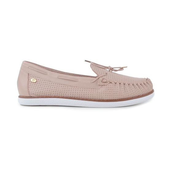 Imagem de Sapato Feminino Parô 365 Days Mocassim Couro Fly New Nude - 20003