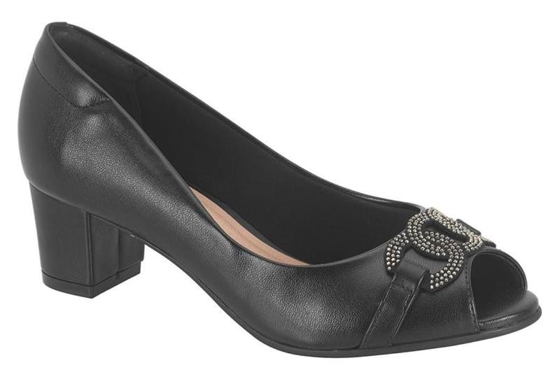 Imagem de Sapato Feminino Salto Baixo Peep Toe Beira Rio  4777498