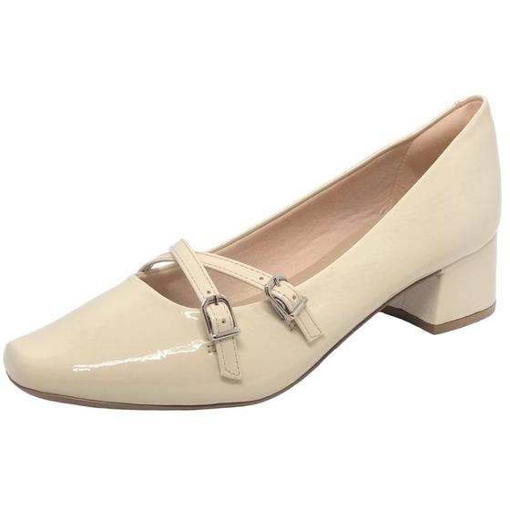 Imagem de Sapato Feminino Slingback Conforto Tiras Duplas Sua Cia