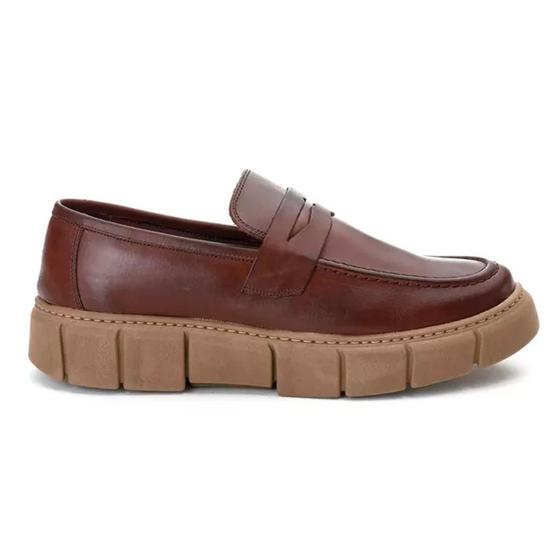 Imagem de Sapato Iate Loafer Premium de Luxo Couro Solado Alto