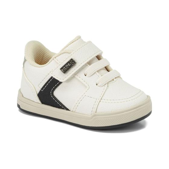 Imagem de Sapato Infantil Klin Flyer Baby Off White e Preto 166.183