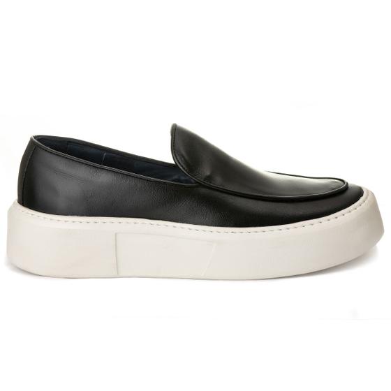 Imagem de Sapato Loafer Confort Masculino Sola Alta Couro de Luxo