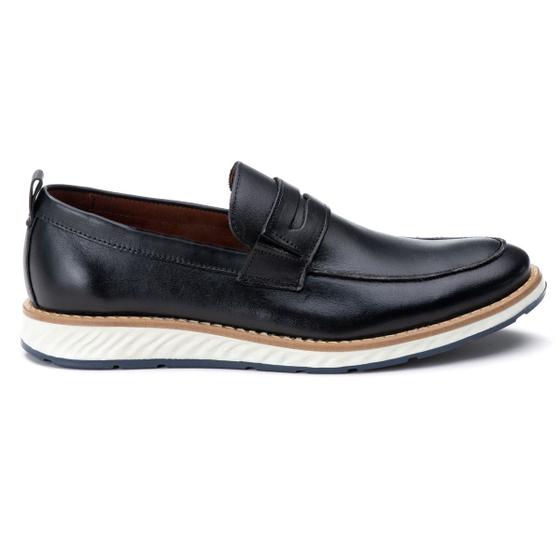 Imagem de Sapato Loafer Masculino de Couro Casual Social Mocassim