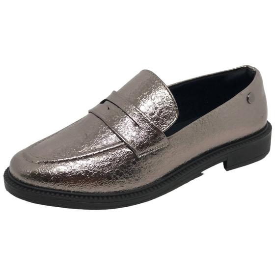 Imagem de Sapato Loafer Mocassim Feminino Elegante Conforto Cacci