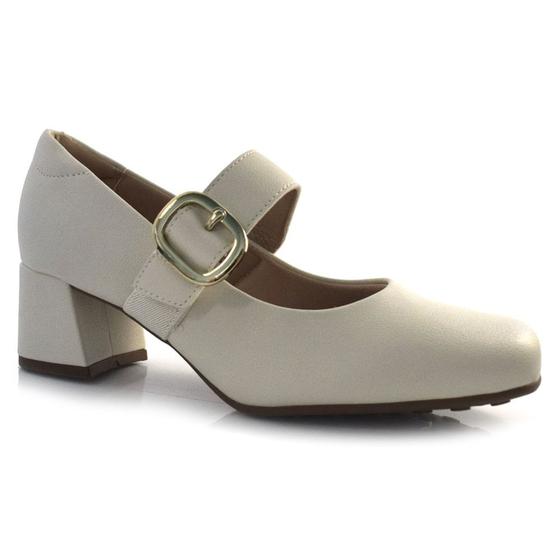 Imagem de Sapato Mary Jane Feminino Modare Off White 7373.113.22454