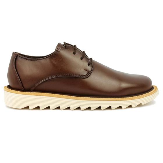 Imagem de Sapato Masculino Casual Oxford Confortavel Sola Tratorado Mocassim Italiano Casamento